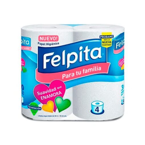Papel Higiénico FELPITA 4x30mts