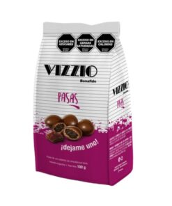 Pasas de Uva con Chocolate Vizzio 100gr