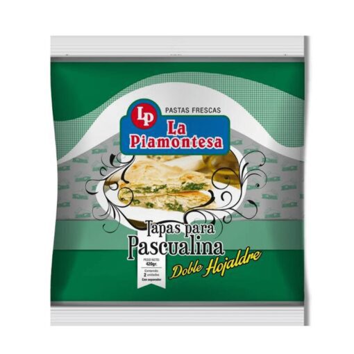 Pascualina doble hojaldre La Piamontesa 420Gr 2u