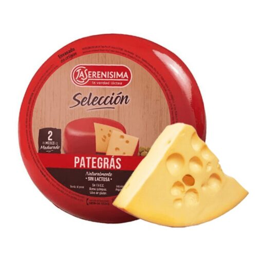 Queso Pategras La Serenísima 1/8 de HORMA Precio Ref. x Kg $19.900  (venta al peso)