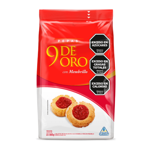 Galletitas Pepas 9 de Oro 350grs
