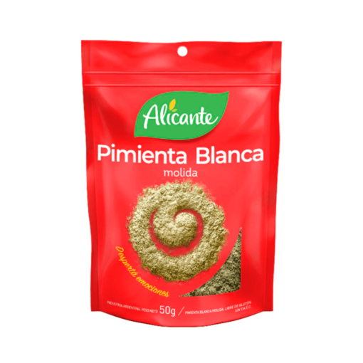 Pimienta Blanca Molina Alicante 50Gr
