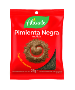 Pimienta Negra Molida Alicante 25Gr