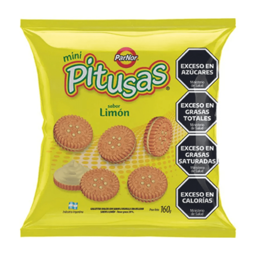 Galletitas Pitusas Limón 160Gr