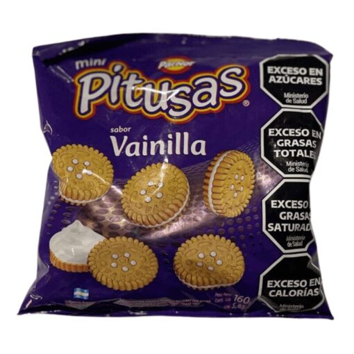 Galletitas Pitusas Vainilla 160Gr
