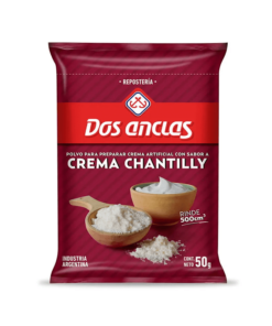 Polvo p/preparar crema artificial Crema Chantilly Dos Anclas 50grs