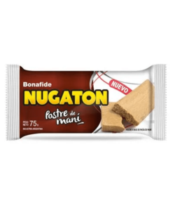Postre de maní Nugaton 75grs