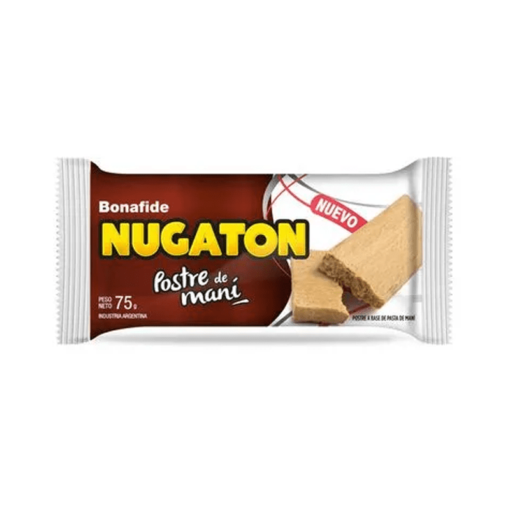 Postre de maní Nugaton 75grs
