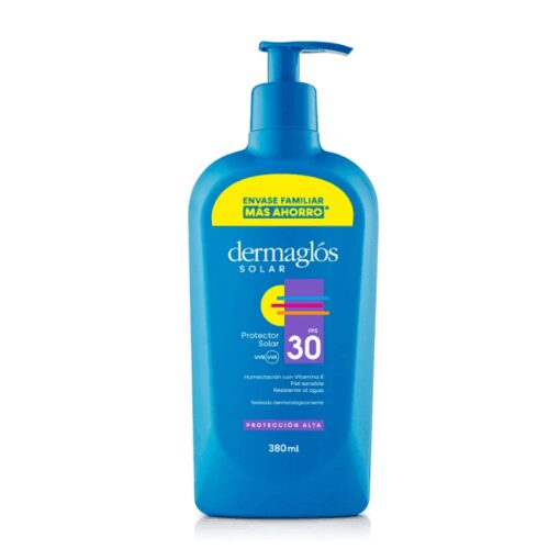 Protector Solar Dermaglós Protección alta fps30 380ml