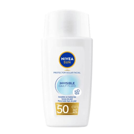 Protector Solar Nivea Sun Invisible Daily Fluid fps50 40ml