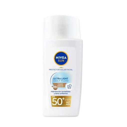 Protector Solar Nivea Sun Tono Medio Daily Fluid fps50 40ml