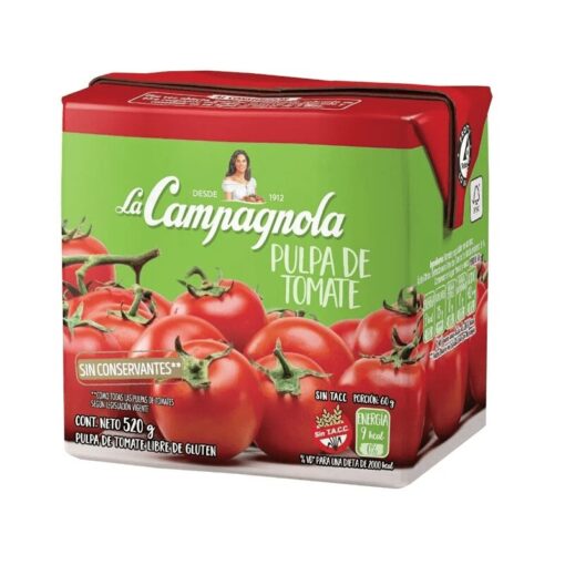 Pulpa de Tomates La campagnola 520grs