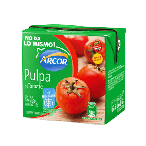 Pulpa de tomates suave Arcor 520grs