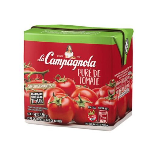 Puré de Tomates La campagnola 530grs