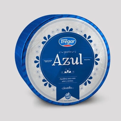 Queso azul Tregar 1/4 HORMA Precio x KG $ 21.100(venta al peso)