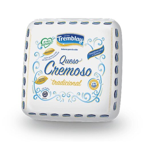 Queso cremoso Tremblay 1/4 de horma (1kg aprox) $9.300 Precio por kg