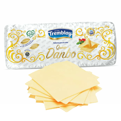 Queso Danbo Tremblay bandeja feteada de 250Gr Precio ref. kg $13.000