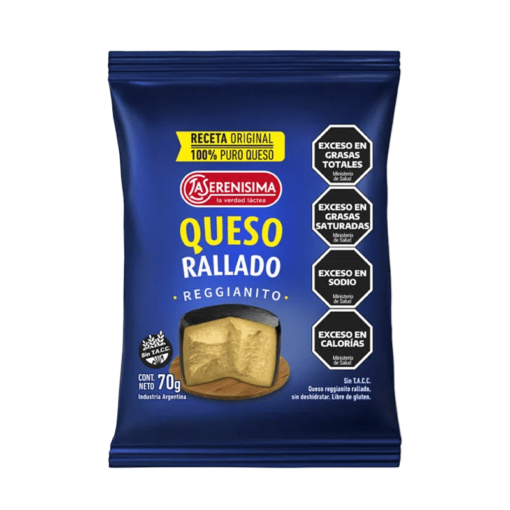Queso Rallado La Serenisima 70Gr