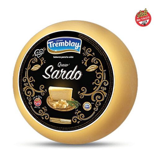 Queso Sardo Tremblay 1/8 Horma $17.900 Precio x Kg.