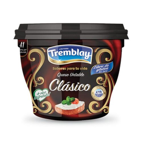 Queso untable Tremblay clásico 190grs