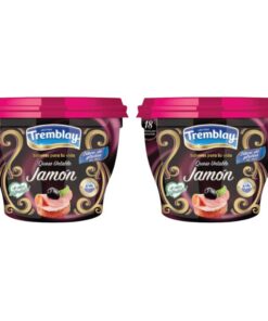 Queso untable Tremblay jamón 190grs x2u