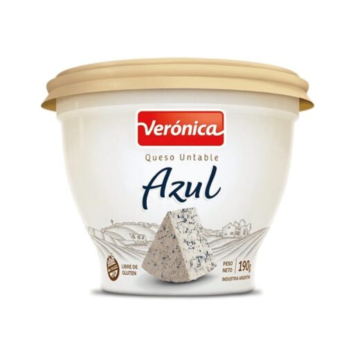 Queso untable Verónica Azul 190grs