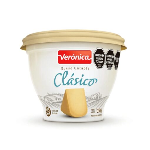 Queso untable Verónica Clásico 190grs