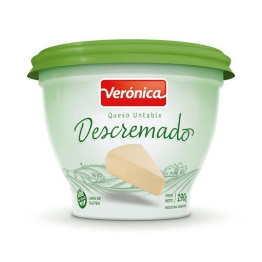 Queso untable Verónica Descremado190grs