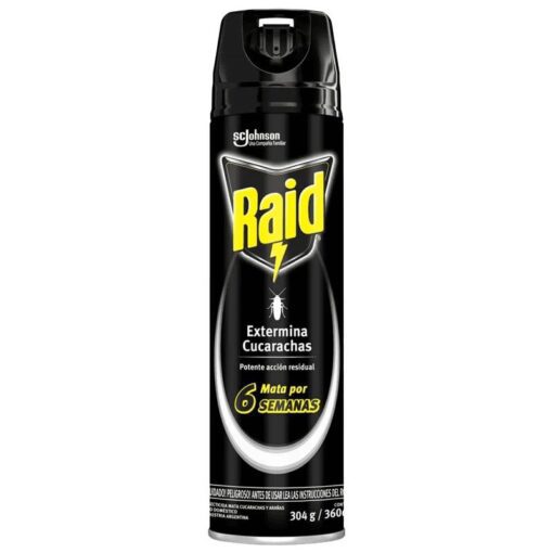 Insecticida Raid extermina cucarachas