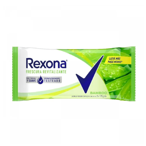 Jabón Rexona Bamboo 3x125Gr