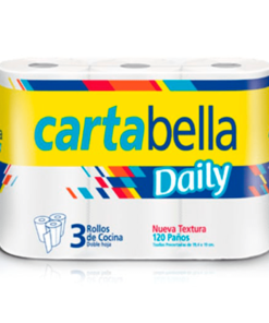Rollos de cocina CARTABELLA Daily 3x40paños