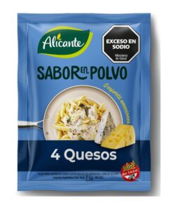 Sabor en polvo Alicante 4 quesos 7,5grs
