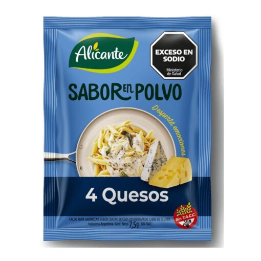 Sabor en polvo Alicante 4 quesos 7,5grs