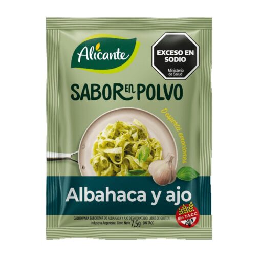 Sabor en polvo Alicante albahaca y ajo 7,5grs