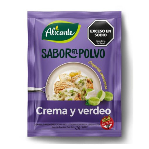 Sabor en polvo Alicante Crema y verdeo 7,5grs