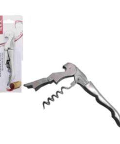 Sacacorchos 2 tiempos 12cm acero inoxidable