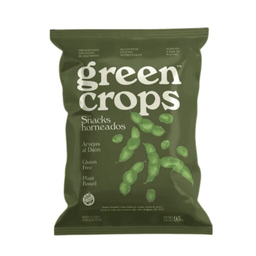 Snacks Green Crops Arveja al Dijón x 45grs sin tacc