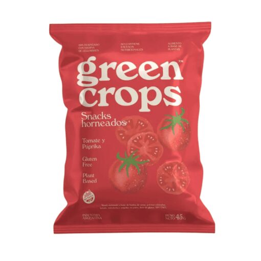 Snacks Green Crops Tomate y Paprika x 45grs sin tacc