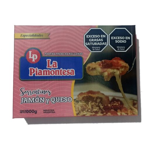 Sorrentinos Jamón y Queso La Piamontesa 1000grs