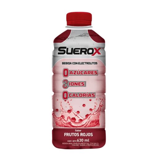 Suerox bebida Isotónica Frutos rojos 630ml