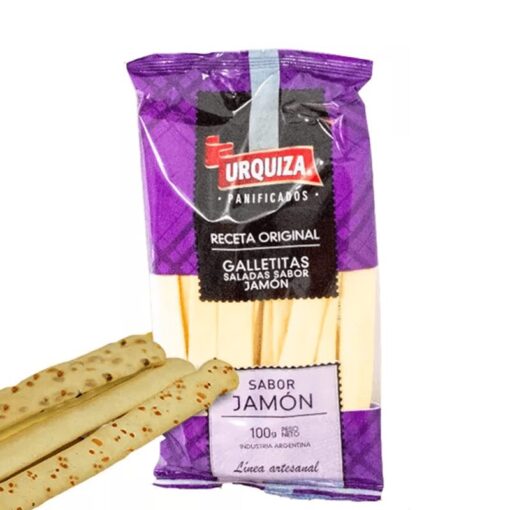 Talitas grisines Urquiza sabor jamón 100grs