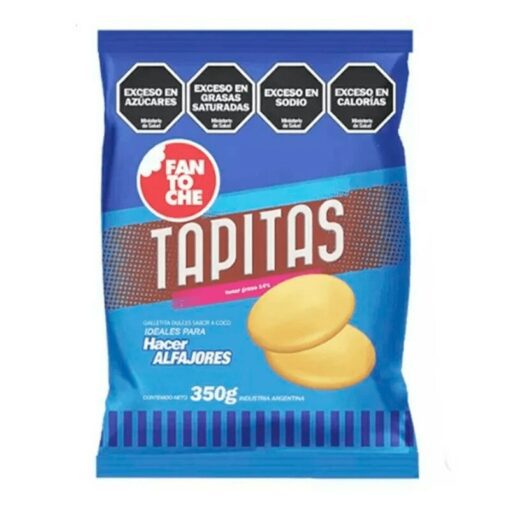 Tapitas de alfajores Fantoche 350grs