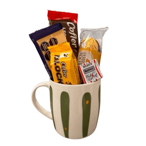 Taza+Cofler 55g+Cofler block 30g+Marroc+Ferrero Rocher+Chocolate Arcor