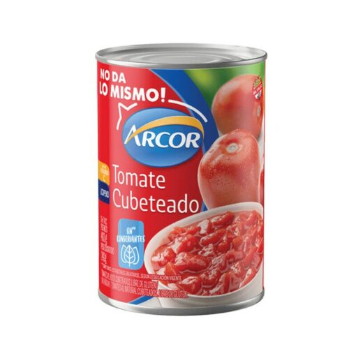 Tomates cubeteados Arcor 400grs