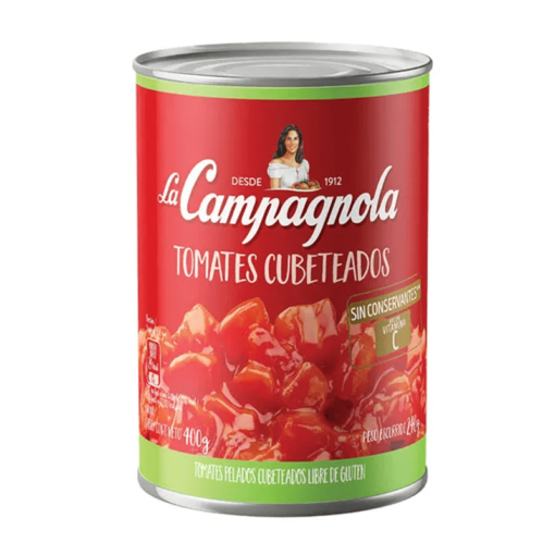 Tomates cubeteados La Campagnola 400grs