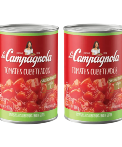 Tomates cubeteados La Campagnola 400grs x2u