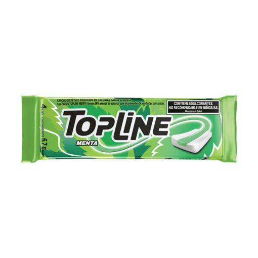 Chicle Topline Menta 6,7grs