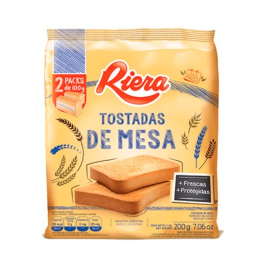 Tostadas de mesa Riera 200Gr