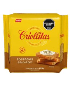 Tostadas de mesa Criollitas Salvado 195grs