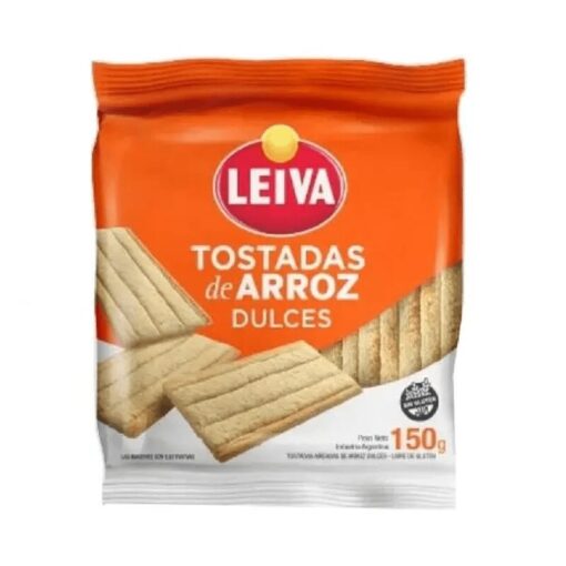 Tostadas de arroz Leiva dulces 150grs
